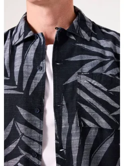 Blouse - regular fit - donkerblauw