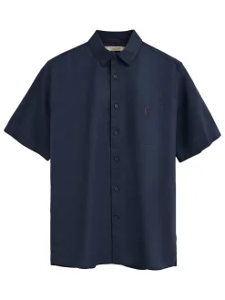 Blouse - regular fit - donkerblauw