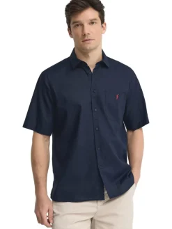 Blouse - regular fit - donkerblauw