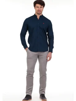 Blouse - regular fit - donkerblauw