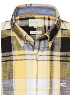 Blouse - regular fit - geel