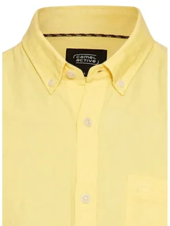 Blouse - regular fit - geel