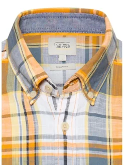 Blouse - regular fit - geel