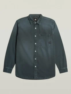 Blouse - regular fit - grijs