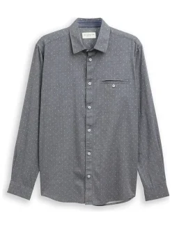 Blouse - regular fit - grijs