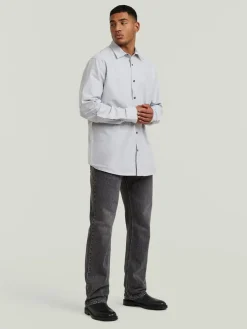 Blouse - regular fit - grijs