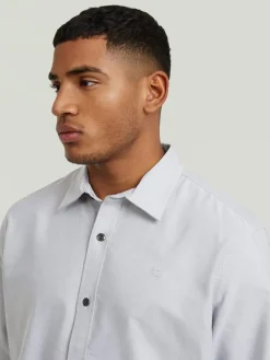 Blouse - regular fit - grijs
