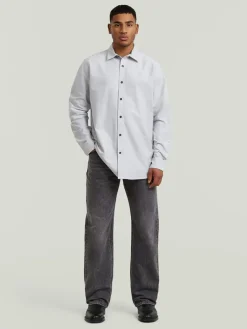 Blouse - regular fit - grijs