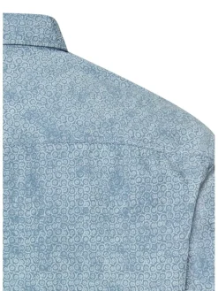 Blouse - regular fit - grijsblauw