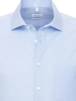 Blouse - regular fit - lichtblauw