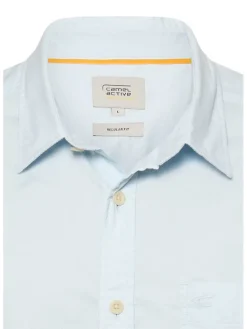 Blouse - regular fit - lichtblauw