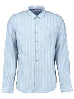 Blouse - regular fit - lichtblauw