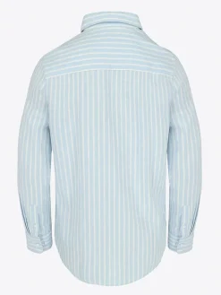 Blouse - regular fit - lichtblauw