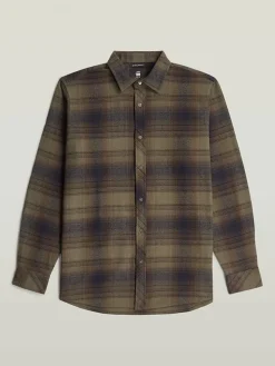 Blouse - regular fit - lichtbruin