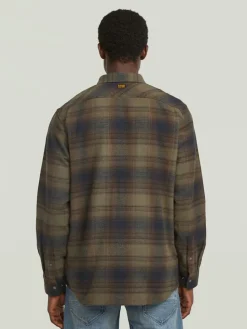 Blouse - regular fit - lichtbruin