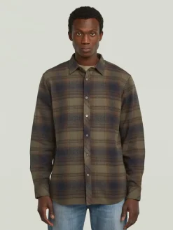 Blouse - regular fit - lichtbruin