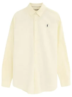 Blouse - regular fit - lichtgeel