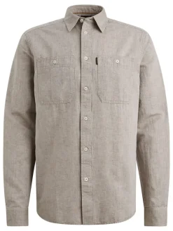 Blouse - regular fit - taupe