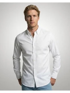 Blouse - regular fit - wit