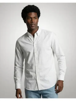 Blouse - regular fit - wit