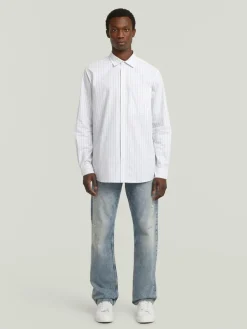Blouse - regular fit - wit