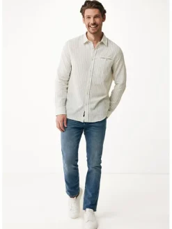 Blouse - regular fit - wit