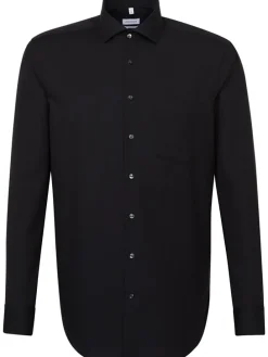 Blouse - regular fit - zwart