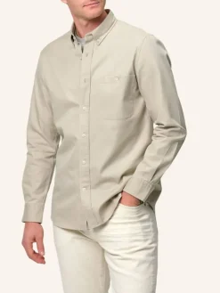 Blouse - relaxed fit - beige