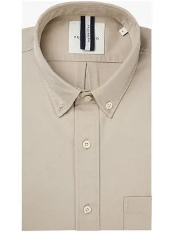 Blouse - relaxed fit - beige