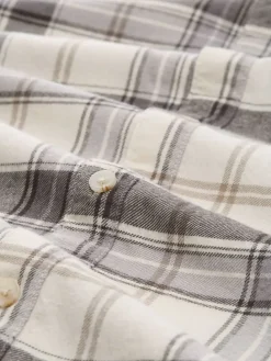 Blouse - relaxed fit - crème