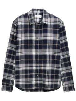 Blouse - relaxed fit - donkerblauw