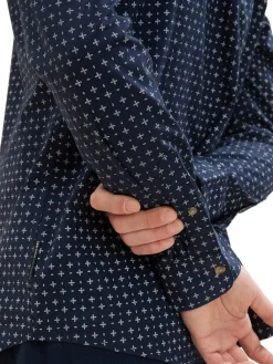 Blouse - slim fit - donkerblauw