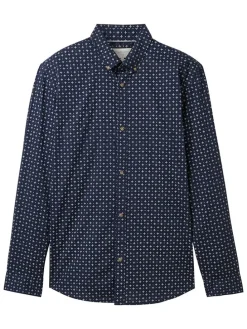 Blouse - slim fit - donkerblauw