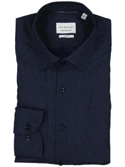 Blouse - slim fit - donkerblauw