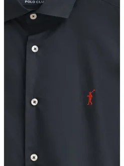 Blouse - slim fit - donkerblauw