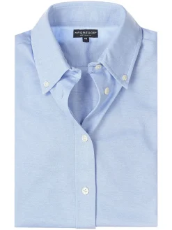 Blouse - slim fit - lichtblauw
