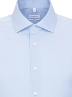 Blouse - slim fit - lichtblauw