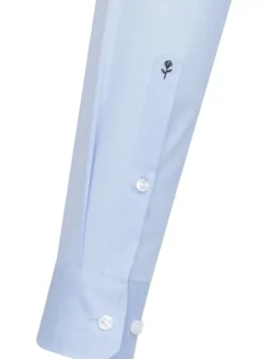 Blouse - slim fit - lichtblauw