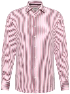 Blouse - slim fit - rood/wit