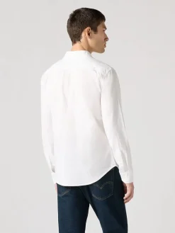 Blouse - slim fit - wit
