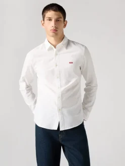 Blouse - slim fit - wit