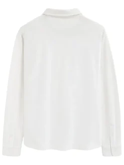 Blouse - slim fit - wit