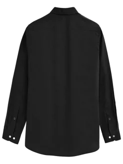 Blouse - slim fit - zwart