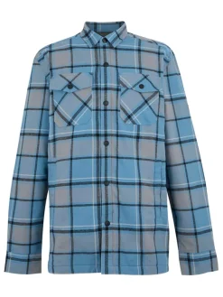 Blouse "Spennith Shacket" blauw