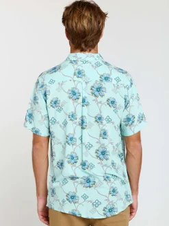 Blouse "Surf Revival" - regular fit - lichtblauw