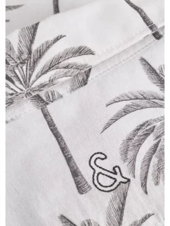 Blouse wit/zwart