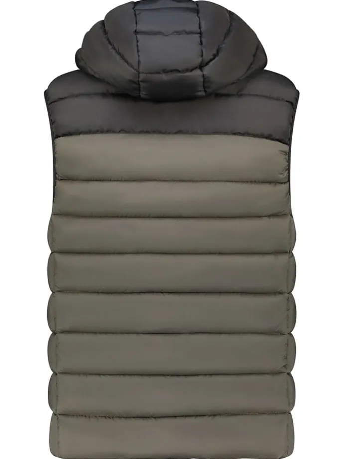 Bodywarmer "Vatilo" kaki/zwart