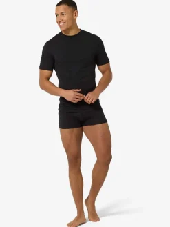 Boxershort "Bio Base" zwart/wit