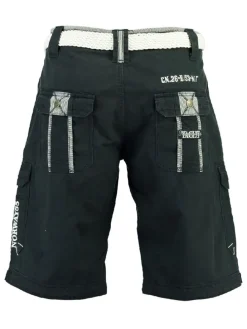 Cargobermuda "Paillette" donkerblauw