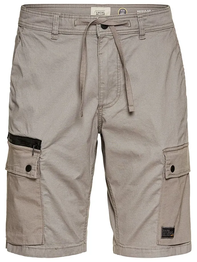 Cargoshort - regular fit - grijs